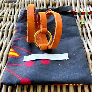 Noonday Leather Wrap Bracelet